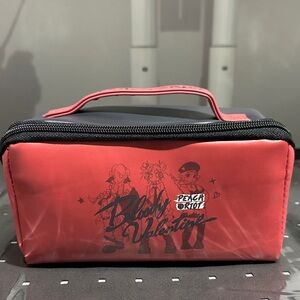 Peach John Red and Black Cosmetic Bag